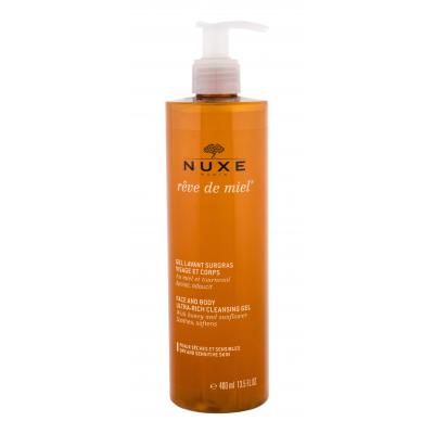 NUXE Rêve de Miel Face And Body Ultra-Rich Cleansing Gel Душ гел за жени 400 ml