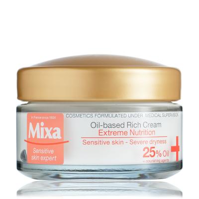 Mixa Extreme Nutrition Oil-based Rich Cream Дневен крем за лице за жени 50 ml