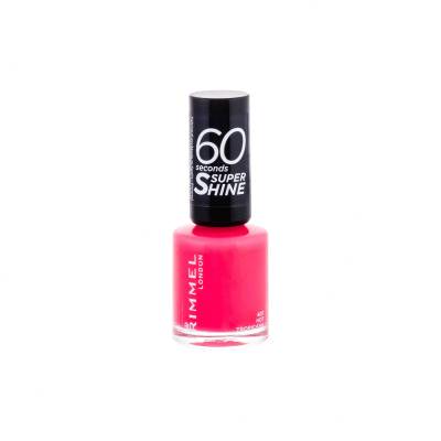 Rimmel London 60 Seconds Super Shine Лак за нокти за жени 8 ml Нюанс 407 Hot Tropicana
