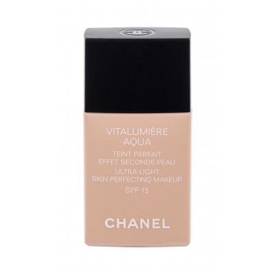 Chanel Vitalumière Aqua SPF15 Фон дьо тен за жени 30 ml Нюанс 42 Beige Rosé