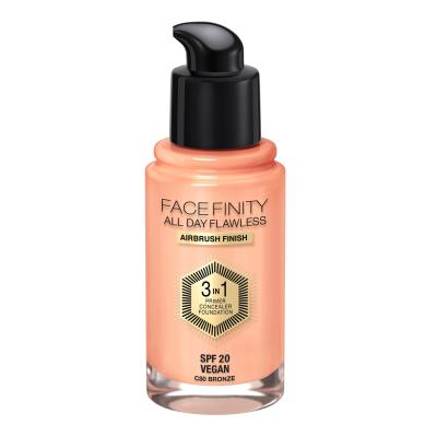 Max Factor Facefinity All Day Flawless SPF20 Фон дьо тен за жени 30 ml Нюанс C80 Bronze