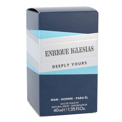 Enrique Iglesias Deeply Yours Man Eau de Toilette за мъже 40 ml