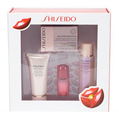 Shiseido Bio-Performance Advanced Super Restoring Подаръчен комплект BIO-PERFORMANCE Restoring 50 ml + BENEFIANCE Cleansing Foam 50 ml + BENEFIANCE Softener Enriched 75 ml + ULTIMUNE Power Inf.Concentrate 10 ml