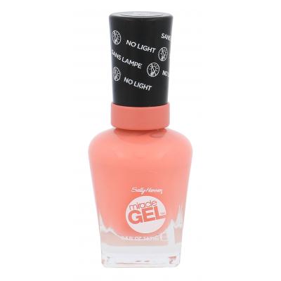 Sally Hansen Miracle Gel Лак за нокти за жени 14,7 ml Нюанс 380 Malibu Peach