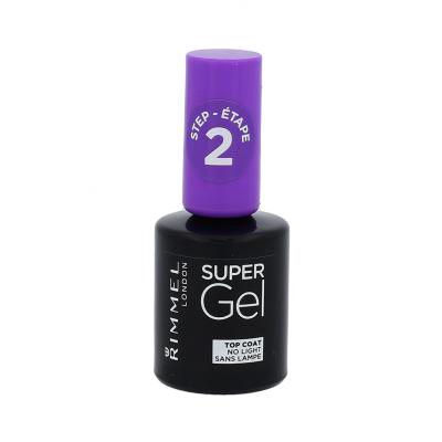 Rimmel London Super Gel Top Coat Лак за нокти за жени 12 ml