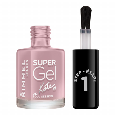 Rimmel London Super Gel By Kate STEP1 Лак за нокти за жени 12 ml Нюанс 012 Soul Session