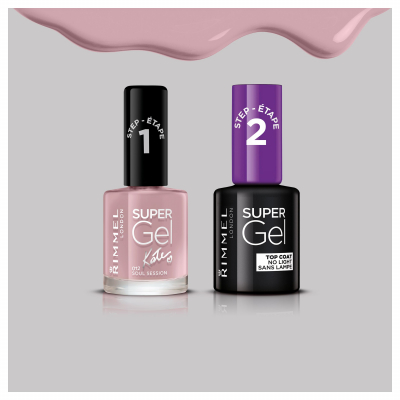 Rimmel London Super Gel By Kate STEP1 Лак за нокти за жени 12 ml Нюанс 012 Soul Session