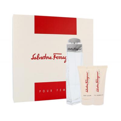 Ferragamo Pour Femme Подаръчен комплект EDP 100 ml + лосион за тяло 50 ml + душ гел 50 ml