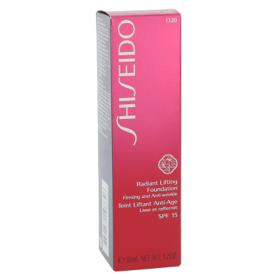 Shiseido Radiant Lifting Foundation SPF15 Фон дьо тен за жени 30 ml Нюанс O20 Natural Light Ochre
