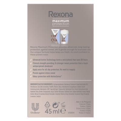 Rexona Maximum Protection Clean Scent Антиперспирант за жени 45 ml