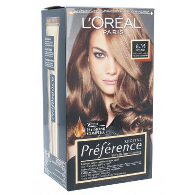 L&#039;Oréal Paris Préférence Récital Боя за коса за жени 60 ml Нюанс 6.35 Havane