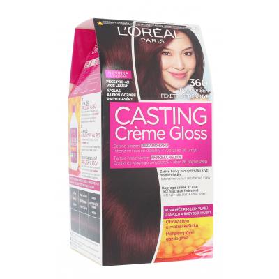 L'Oréal Paris Casting Creme Gloss Боя за коса за жени 48 ml Нюанс 360 Black Cherry