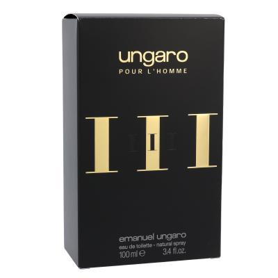 Emanuel Ungaro Ungaro Pour L´Homme III Eau de Toilette за мъже 100 ml увредена кутия