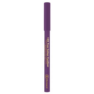Dermacol 12H True Colour Молив за очи за жени 0,28 g Нюанс 3 Purple