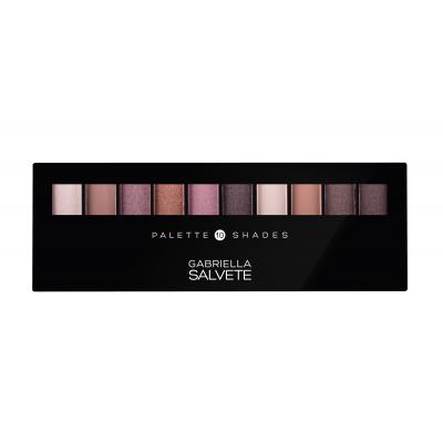 Gabriella Salvete Palette 10 Shades Сенки за очи за жени 12 g Нюанс 01 Rose