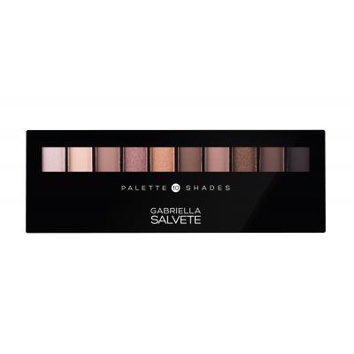 Gabriella Salvete Palette 10 Shades Сенки за очи за жени 12 g Нюанс 02 Nude