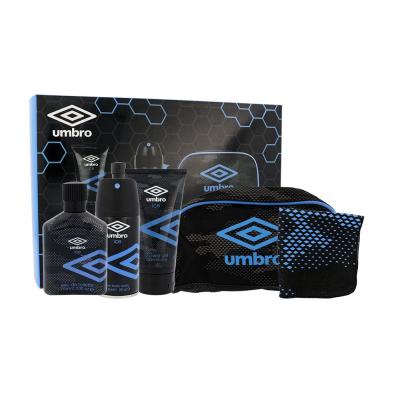 UMBRO Ice Подаръчен комплект EDT 75 ml + душ гел 150 ml + дезодорант 150 ml + кърпа за лице + тоалетна чанта увредена кутия