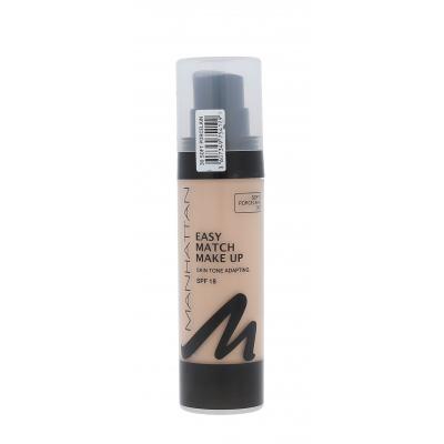 Manhattan Easy Match SPF18 Фон дьо тен за жени 27,3 ml Нюанс 30 Soft Porcelain