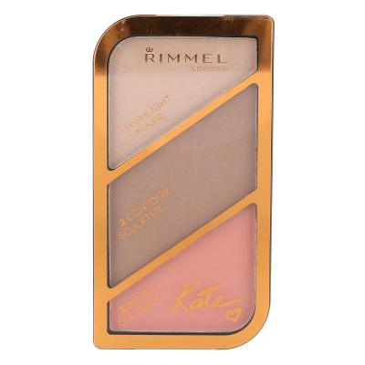 Rimmel London Kate Контурираща палитра за жени 18,5 g Нюанс 002 Coral Glow