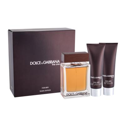 Dolce&Gabbana The One Подаръчен комплект EDT 100 ml + балсам след бръснене 50 ml + душ гел 50 ml увредена кутия