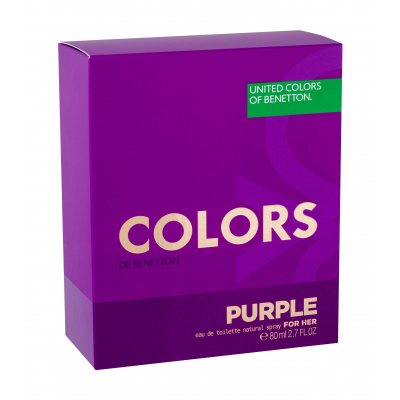 Benetton Colors de Benetton Purple Eau de Toilette за жени 80 ml