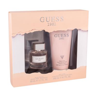 GUESS Guess 1981 Подаръчен комплект EDT 50 ml + лосион за тяло 200 ml увредена кутия
