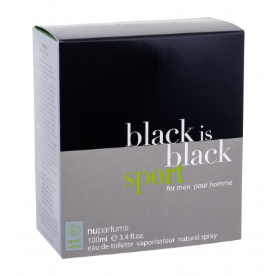Nuparfums Black is Black Sport Eau de Toilette за мъже 100 ml