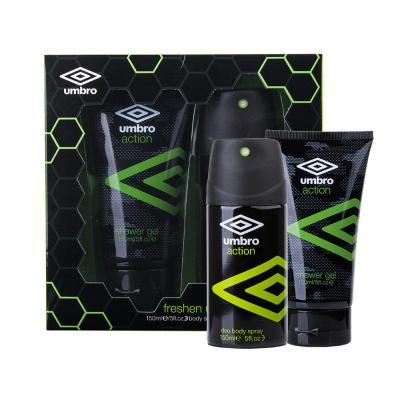UMBRO Action Подаръчен комплект дезодорант 150 ml + душ гел 150 ml увредена кутия