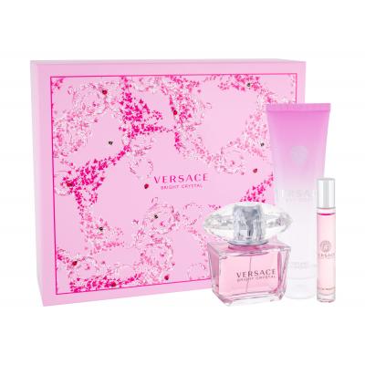 Versace Bright Crystal Подаръчен комплект EDT 90 ml + душ гел 150 ml + EDT 10 ml
