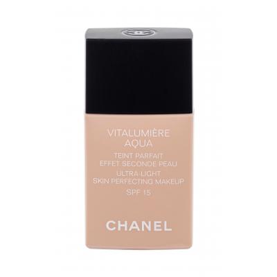 Chanel Vitalumière Aqua SPF15 Фон дьо тен за жени 30 ml Нюанс 12 Beige Rosé