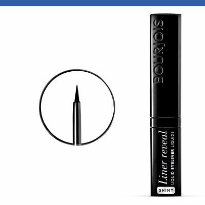 BOURJOIS Paris Liner Reveal Shiny Очна линия за жени 2,5 ml Нюанс 01 Shiny Black