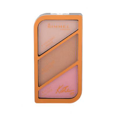 Rimmel London Kate Контурираща палитра за жени 18,5 g Нюанс 001 Golden Sands