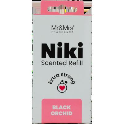 Mr&amp;Mrs Fragrance Niki Refill Black Orchid Ароматизатор за автомобил Пълнител 1 бр