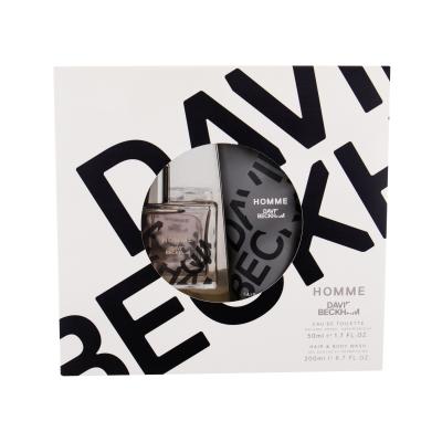 David Beckham Homme Подаръчен комплект EDT 50 ml +  200 ml душ гел увредена кутия