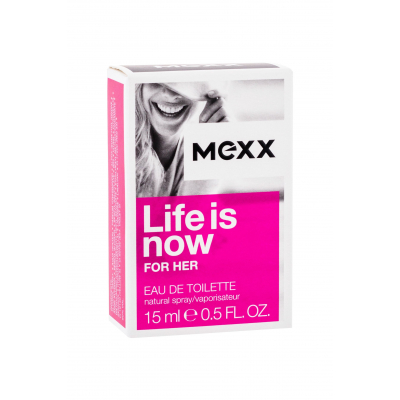 Mexx Life Is Now For Her Eau de Toilette за жени 15 ml