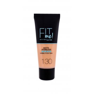 Maybelline Fit Me! Matte + Poreless Фон дьо тен за жени 30 ml Нюанс 130 Buff Beige