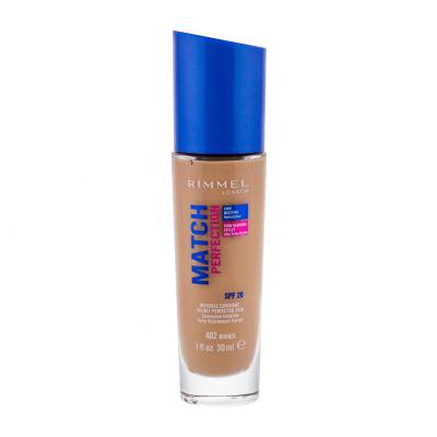 Rimmel London Match Perfection SPF20 Фон дьо тен за жени 30 ml Нюанс 402 Bronze