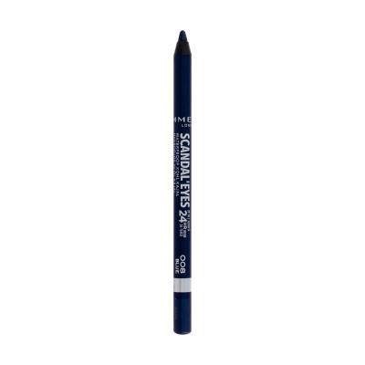 Rimmel London Scandaleyes Kajal 24HR Молив за очи за жени 1,3 g Нюанс 008 Blue