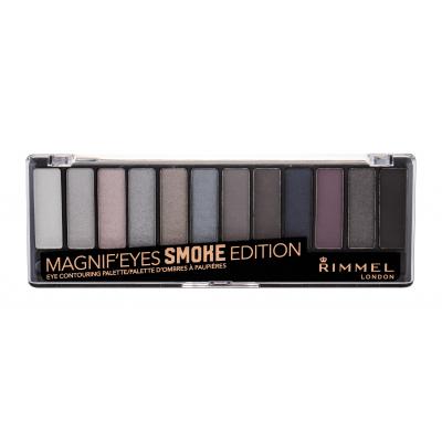 Rimmel London Magnif´Eyes Contouring Palette Сенки за очи за жени 14,16 g Нюанс 003 Smoke Edition