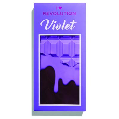 I Heart Revolution Chocolate Eyeshadow Palette Сенки за очи за жени 20,2 гр Нюанс Violet
