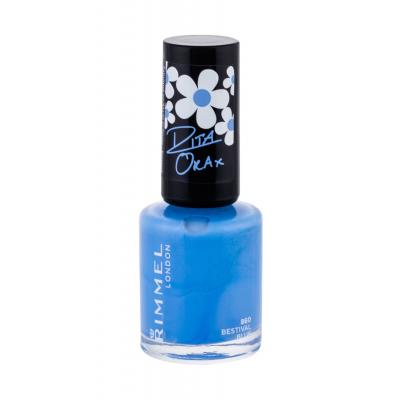 Rimmel London 60 Seconds By Rita Ora Лак за нокти за жени 8 ml Нюанс 860 Bestival Blue