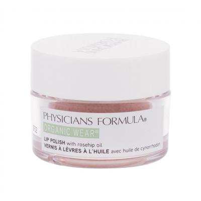 Physicians Formula Organic Wear Organic Rose Oil Lip Polish Ексфолиант за жени 14,2 g Нюанс Rose