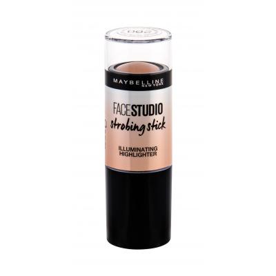 Maybelline FaceStudio Strobing Stick Хайлайтър за жени 9 g Нюанс 200 Medium-Nude Glow