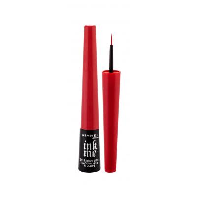Rimmel London Ink Me Очна линия за жени 2,5 ml Нюанс 001 Blood Red