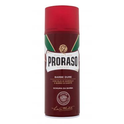 PRORASO Red Shaving Foam Пяна за бръснене за мъже 400 ml