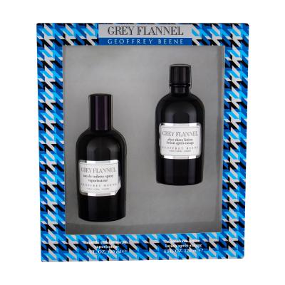 Geoffrey Beene Grey Flannel Подаръчен комплект EDT 120ml + 120ml одеколон увредена кутия