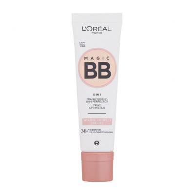 L'Oréal Paris Magic BB 5in1 Transforming Skin Perfector BB крем за жени 30 ml Нюанс Light