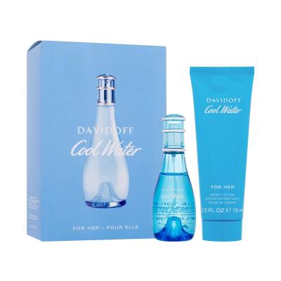 Davidoff Cool Water Подаръчен комплект EDT 30 ml + лосион за тяло 75 ml