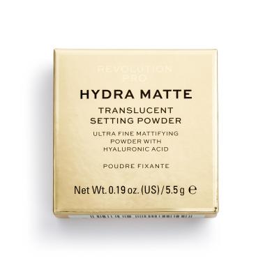 Revolution Pro Hydra Matte Setting Powder Пудра за жени 5,5 гр Нюанс Translucent