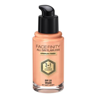 Max Factor Facefinity All Day Flawless SPF20 Фон дьо тен за жени 30 ml Нюанс N77 Soft Honey